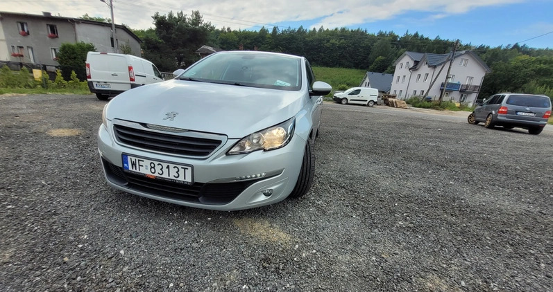 Peugeot 308 cena 38900 przebieg: 143050, rok produkcji 2017 z Gdynia małe 121